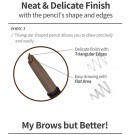 Etude House Drawing Eye Brow øyenbrynkost, #01 Mørk brun/ Dark Brown thumbnail