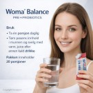 Woma' Balance PRE+PROBIOTICS kosttilskudd thumbnail