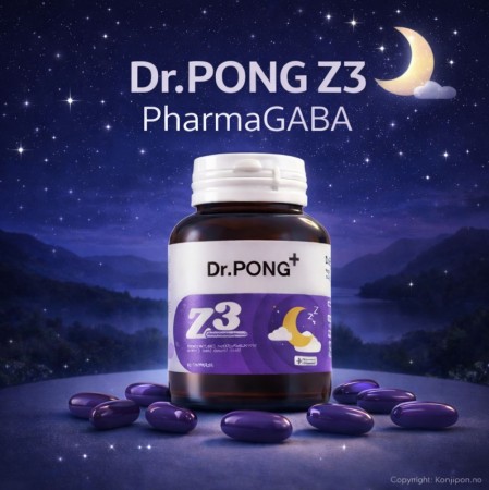 Dr. Pong Z3 PharmaGABA sov bedre, våkne opp uthvilt