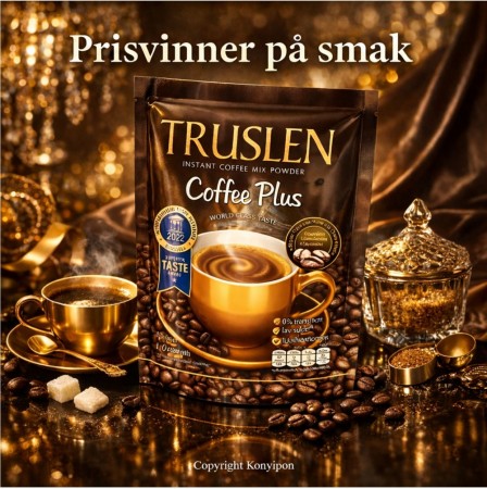 Truslen Coffee Plus smaksvinner med vektreduserende effekt, sett med 6 pakker (gratis frakt)