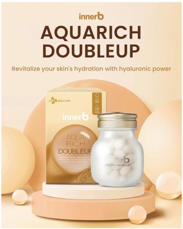 Aquarich Doubleup, kosttilskuddet som gir huden fuktighet innenfra