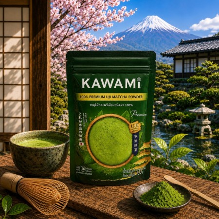100% Uji Matcha te fra Kawami, Japan, 100 gram