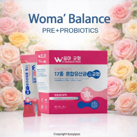 Woma' Balance PRE+PROBIOTICS kosttilskudd