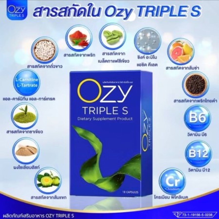 Ozy Triple S - et unikt kosttilskudd for vektkontroll