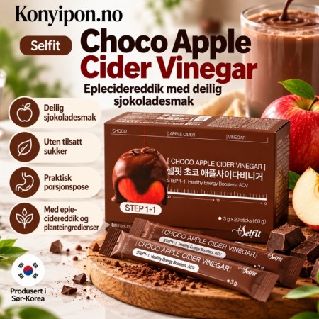 Selfit Choco Apple Cider Vinegar – Eplecidereddik med sjokoladesmak